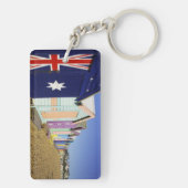 Porte-clés Boîtes De Baignade, Plage Middle Brighton, Port (Dos)