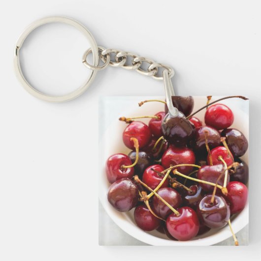 Porte-clés bol de cerises (Devant)