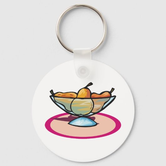 Porte-clés Bol de fruits (Recto)