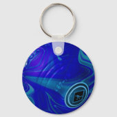 Porte-clés Bol de pelouse bleu, Porte - clé (Recto)