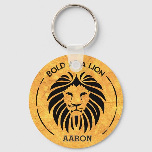 Porte-clés Bold En Tant Que Porte - clé Lion (Recto)