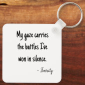 Porte-clés Bold pixelated portrait (Verso)