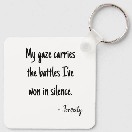 Porte-clés Bold pixelated portrait (Dos)