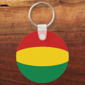 Porte-clés Bolivie Porte - clé du drapeau Fisheye (Recto)