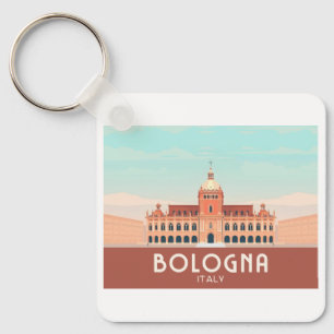 Porte-clés Bologne Italie Pastel Travel
