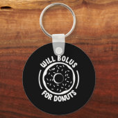 Porte-clés Bolus For Donuts Fun Diabète Sensibilisation Diabè (Recto)