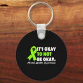 Porte-clés Bon À Ne Pas Être Bon Ribbon Sensibilisation À La  (Recto)