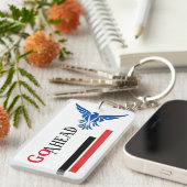 Porte-clés Bon anniversaire Porte - clé acrylique (Devant droit)