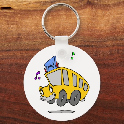 Porte-clés Bon bus scolaire (Recto)