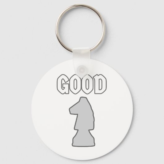 Porte-clés Bon Knight Chess Player Cadeau (Recto)