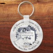 Porte-clés Bon marché, 60e anniversaire de Mariage Faveurs (Recto)