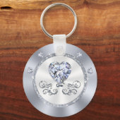 Porte-clés Bon marché, 60e anniversaire de Mariage Faveurs (Verso)