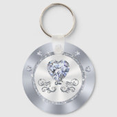 Porte-clés Bon marché, 60e anniversaire de Mariage Faveurs (Verso)