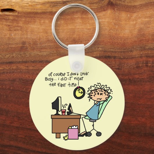 Porte-clés Bon Premier Humour (Recto)