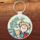 Porte-clés Bon secrétaire (Recto)