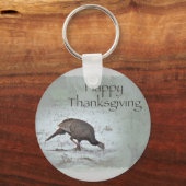 Porte-clés Bon thanksgiving Wild Turkey (Recto)