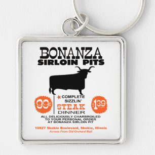 Porte-clés Bonanza Sirloin Pit, Skokie, Illinois.