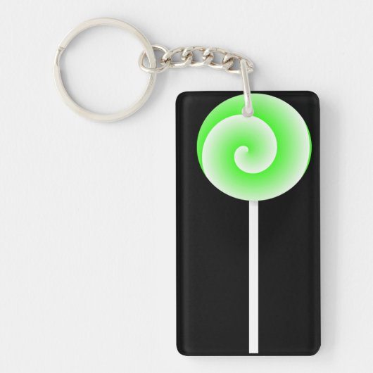 Porte-clés bonbon (Citron vert) (Devant)
