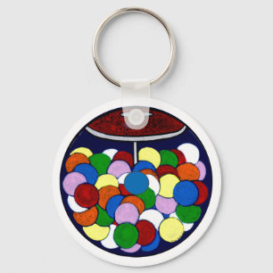 Porte-clés Bonbons à billes de gomme