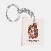 Porte-clés Bond adorable maman et fille (6) (Devant gauche)