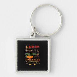 Porte-clés Bonfires Citrouille épice Tout Chute Cadeau