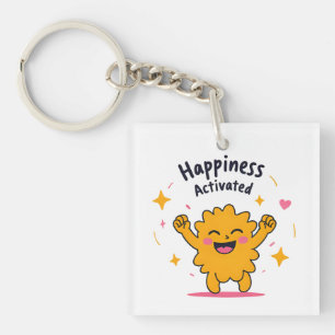 Porte-clés Bonheur activé - Joie Doodle joy Caractère