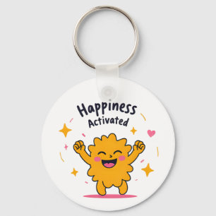 Porte-clés Bonheur activé - Joie Doodle joy Caractère