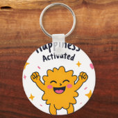 Porte-clés Bonheur activé - Joie Doodle joy Caractère (Verso)