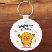 Porte-clés Bonheur activé - Joie Doodle joy Caractère (Recto)
