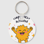 Porte-clés Bonheur activé - Joie Doodle joy Caractère (Verso)