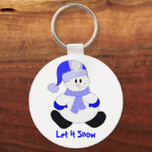 Porte-clés Bonhomme de neige (Recto)