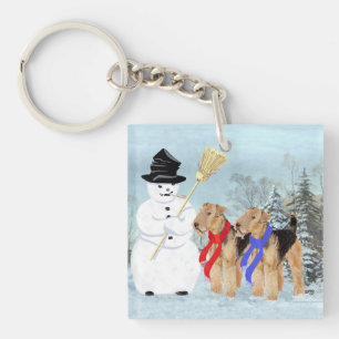 Porte-clés Bonhomme de neige magique