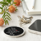 Porte-clés Bonjour (Côté)