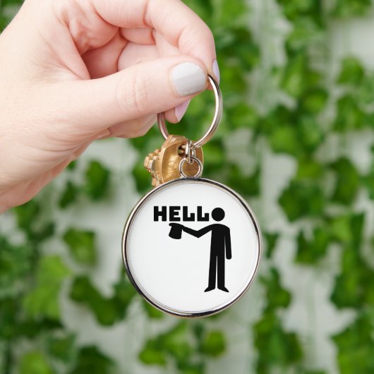 Porte-clés Bonjour (Main)