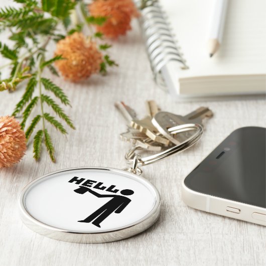 Porte-clés Bonjour (Côté)