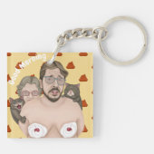 Porte-clés Bonjour (Dos)