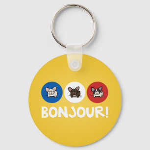 Porte-clés Bonjour!
