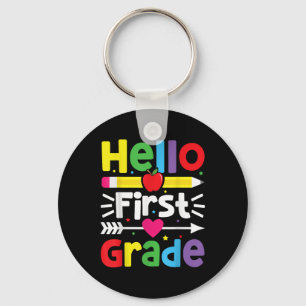 Porte-clés Bonjour 1ère année 1ère année Retour à l'école Ens