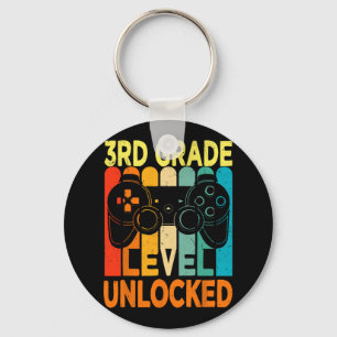 Porte-clés Bonjour 3e année Jeu vidéo déverrouillé Retour à