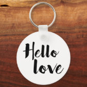 Porte-clés Bonjour amour (Recto)