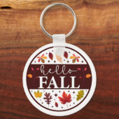 Porte-clés Bonjour automne (Recto)