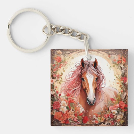 Porte-clés Bonjour Beau Cheval (Devant)