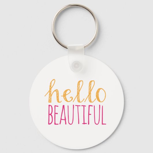Porte-clés Bonjour belle (Recto)