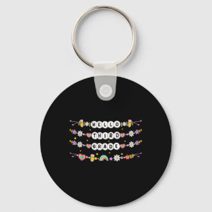 Porte-clés Bonjour Bracelets d'amitié de troisième année Reto