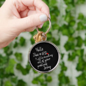 Porte-clés 'Bonjour, c'est Dieu.' Cadeau de foi simple et pui (Main)