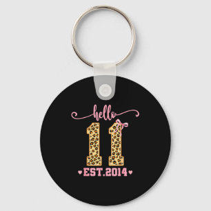 Porte-clés Bonjour Eleven Est 2014 11e Anniversaire Coquette
