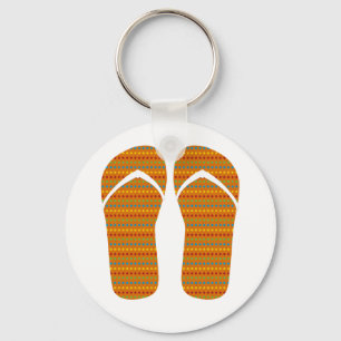 Porte-clés Bonjour Flip Flops
