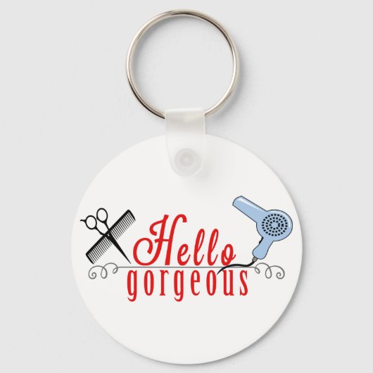 Porte-clés Bonjour magnifique (Recto)