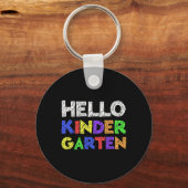 Porte-clés Bonjour maternelle Retour À L'École (Recto)