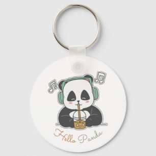 Porte-clés Bonjour panda